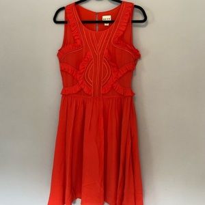 Reiss Deep Coral Dress